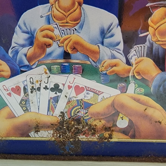 Joe Camel Cigarettes Poker Chips Cards Advertising Tin Storage Container - Picture 8 of 16